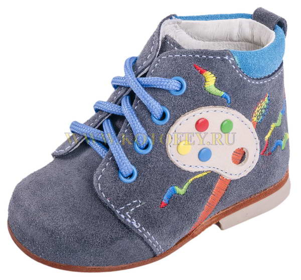 Ботинки Котофей дерби для мальчика 052061-25